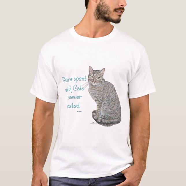 Time Spent With Cats T-Shirt (Front)