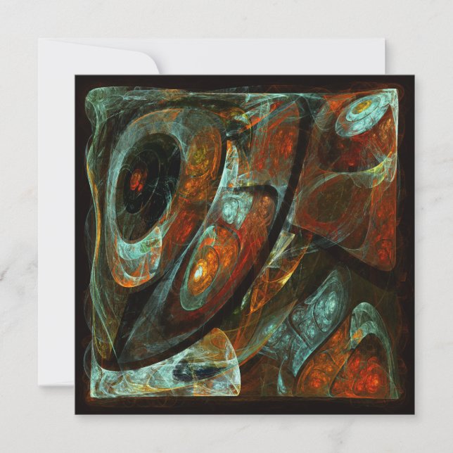 Time Split Abstract Art (Front)