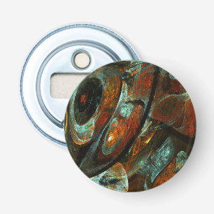 Time Split Abstract Art Bottle Opener