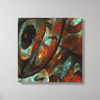 Time Split Abstract Art