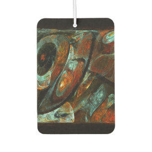 Time Split Abstract Art Car Air Freshener