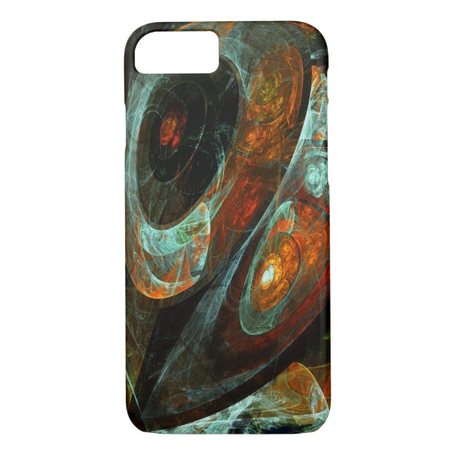 Time Split Abstract Art Case-Mate iPhone Case (Back)