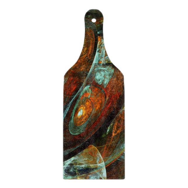 Time Split Abstract Art Cutting Board (Front)