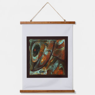 Time Split Abstract Art Hanging Tapestry