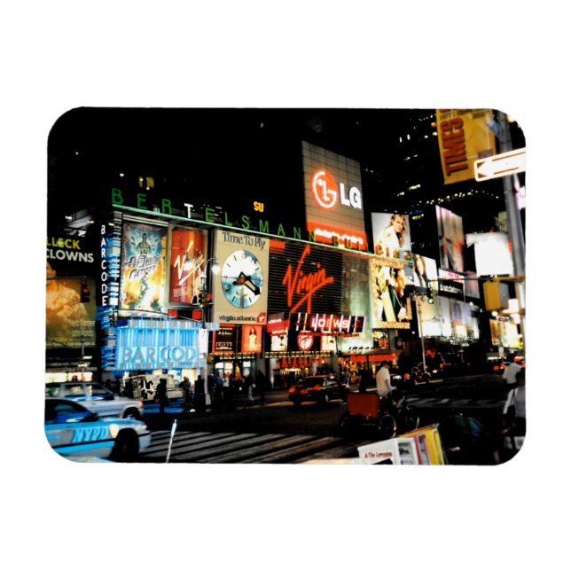 Time Square NYC New York City Magnet (Horizontal)