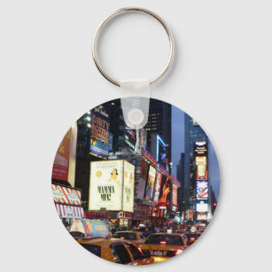Time Square Taxis Key Ring