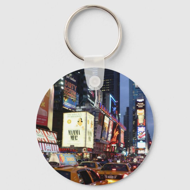 Time Square Taxis Key Ring (Front)
