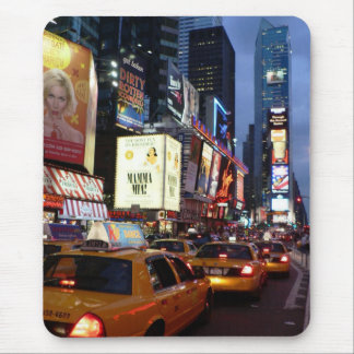 Time Square Taxis Mouse Pad
