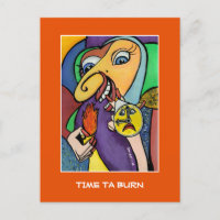 Time Ta Burn On Orange  - Time Pieces
