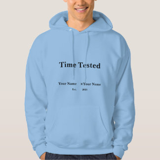 Time Tested custom hoodie-minimal Valentine's Gift Hoodie
