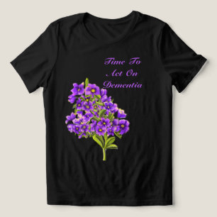 Time To Act On Dementia T-Shirt Tri-Blend Shirt