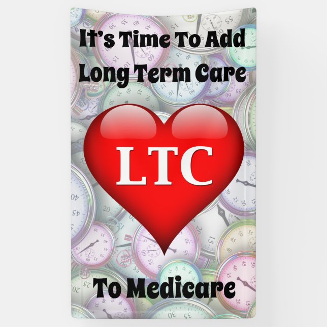Time To Add Long Term Care to Medicare Banner (Vertical)