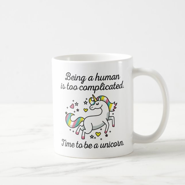 Time To Be A Unicorn Coffee Mug (Right)