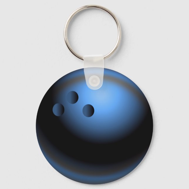 Time to Bowl Key Ring (Front)
