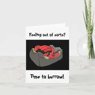 Time to Burrow! Card
