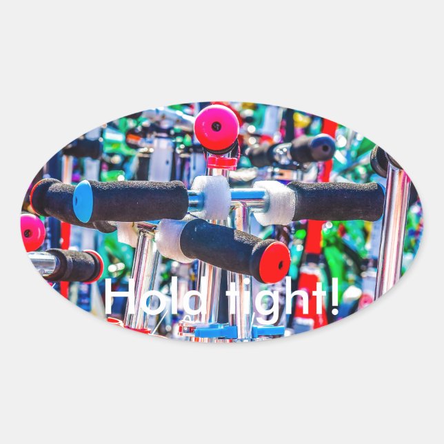 Time To Buy A Scooter Oval Sticker (Front)