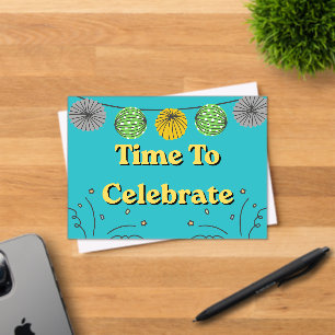 Time to celebrate any Occasion Acrylic Invitations