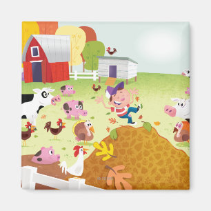 Time to Count - Farmyard Magnet