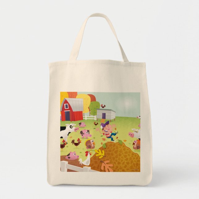 Time to Count - Farmyard Tote Bag (Front)