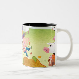 Time to Count - Farmyard Two-Tone Coffee Mug