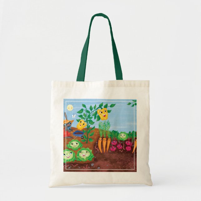 Time To Count-Garden Tote Bag (Front)