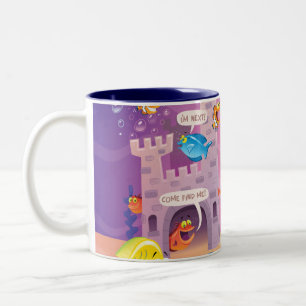 Time To Count-Under the Sea Two-Tone Coffee Mug
