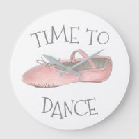 Time to Dance Ballet Shoe Studio Ballerina Teacher