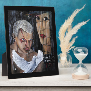 Time to Die! Painting by Alfred Fox Plaque
