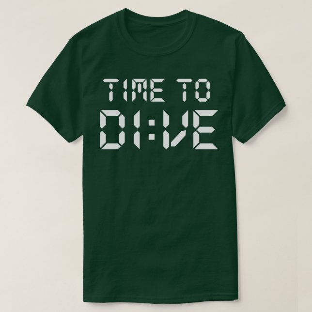 Time To Dive Cave Diving Dive Master Advanced Dive T-Shirt (Design Front)