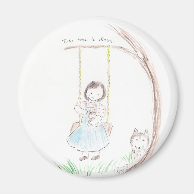 Time to dream magnet (Front)