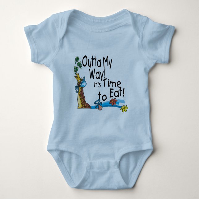 Time to Eat 2 Baby Bodysuit (Front)