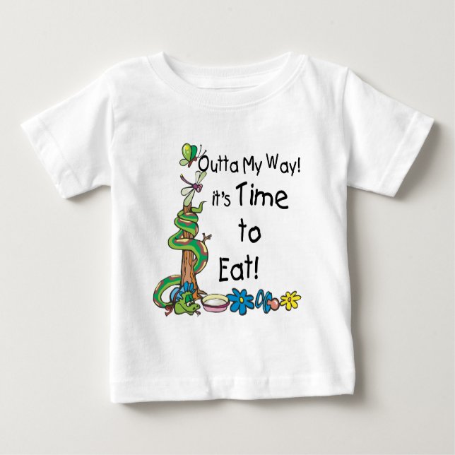 Time to Eat Baby T-Shirt (Front)