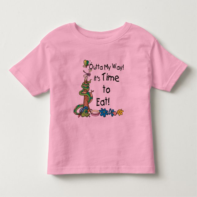 Time to Eat Toddler T-Shirt (Front)
