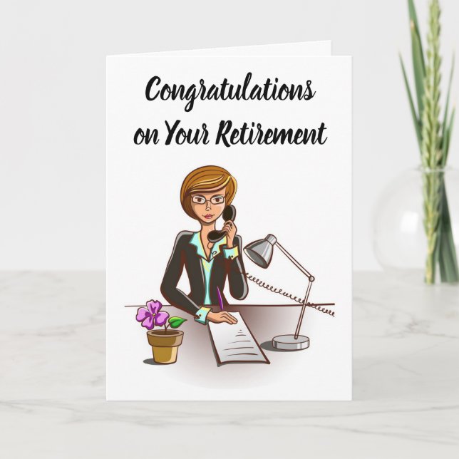 TIME TO "ENJOY" CONGRATULATIONS ON **RETIREMENT** CARD (Front)