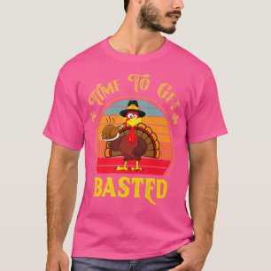Time To Get Basted Shirt For Boys Girls Kids Turke