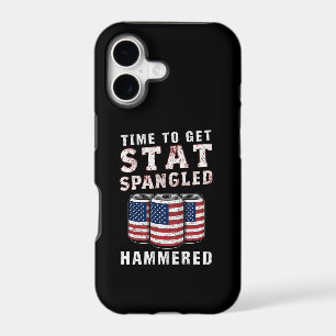 Time To Get Star Spangled Hammered Beer USA Flag