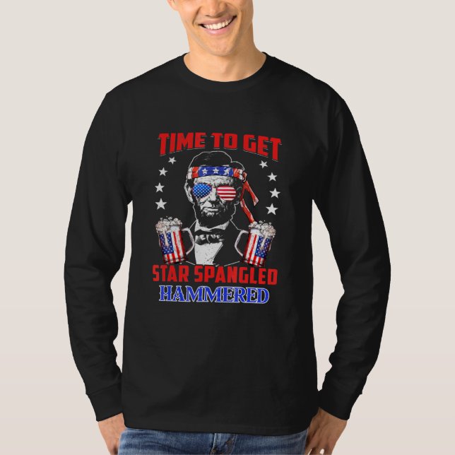 Time To Get Star Spangled Hammered T-Shirt (Front)