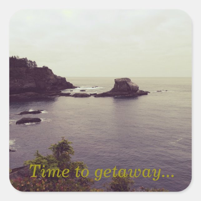 Time to getaway... sticker reminder (Front)