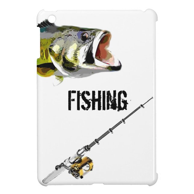 Time To Go Fishing iPad Mini Case (Back)