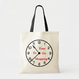 Time To Go Shopping Tote Bag