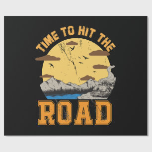 Time To Hit The Road Wrapping Paper