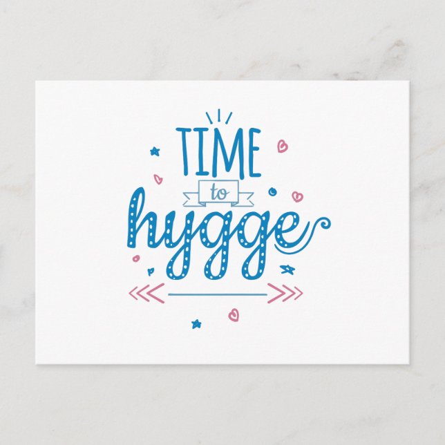 time to hygge postcard (Front)
