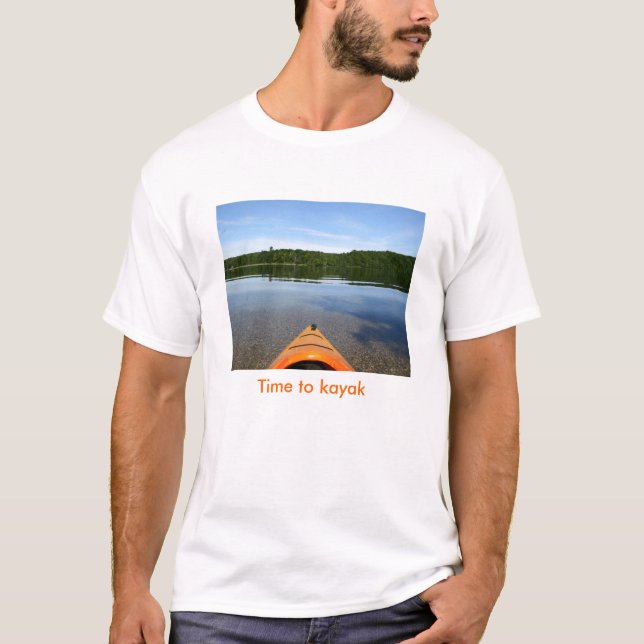Time to kayak T shirt (Front)