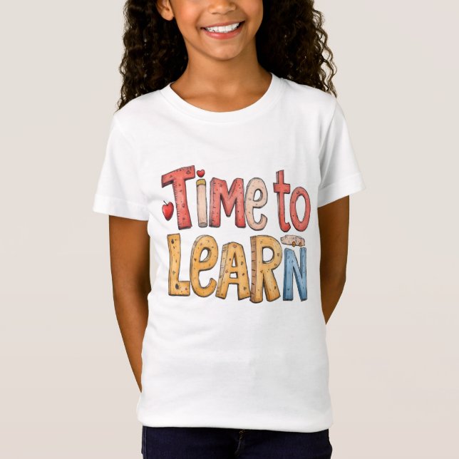 Time to Learn T-Shirt (Front)