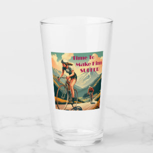 Time To Make Him Suffer Cycling Glass