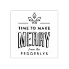 Time to Make Merry Christmas Stamp