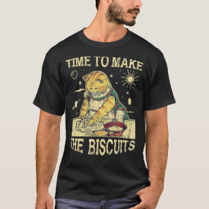 Time To Make The Biscuits Cats Tabby Kneading Flou T-Shirt