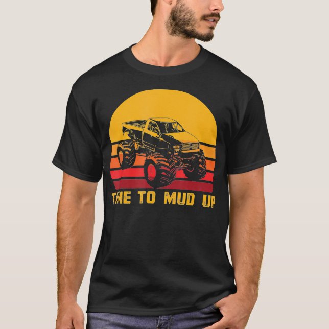Time To Mud Bogging Motor Sport Racing  T-Shirt (Front)