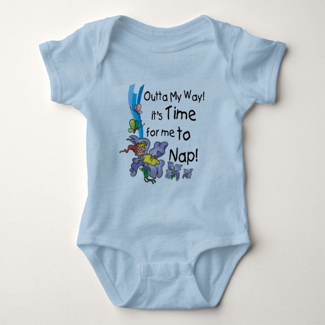 Time to Nap Baby Bodysuit (Front)