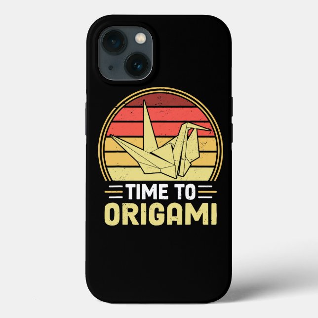 Time To Origami I Paper Folding I Origami Case-Mate iPhone Case (Back)
